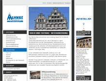 Tablet Screenshot of mahnke-lueneburg.de